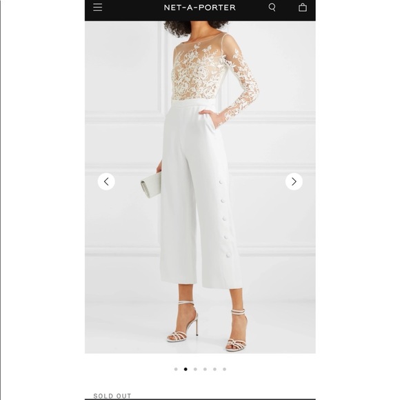 Rime Arodaky Dresses & Skirts - Rime Arodaky Braham Jumpsuit, Size 40, Bridal